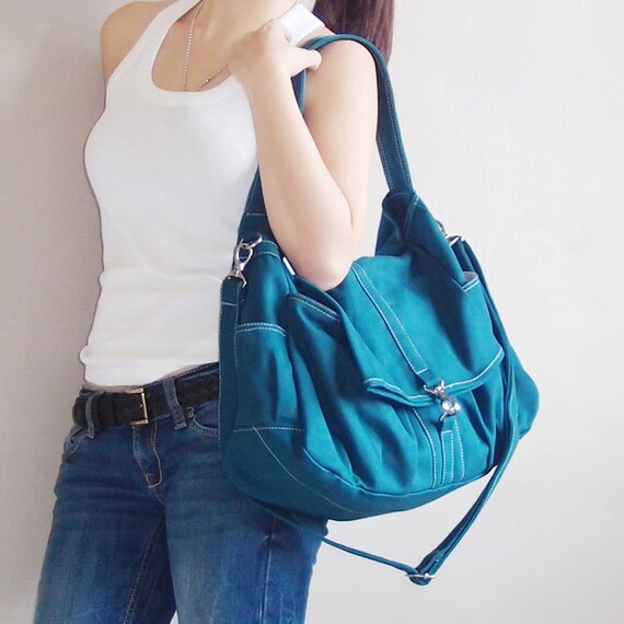 KINIES CLASSIC in Dark Teal - Single Strap Shoulder bag / CrossBody Messenger