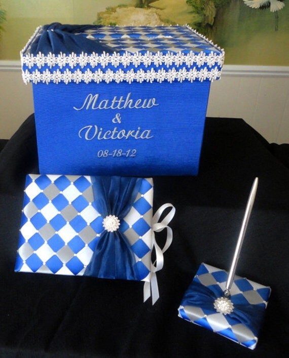 wedding card box swarovski