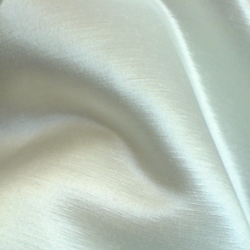 Hemp Silk Fabric Ivory Bridal Satin By The Yard From ConsciousElegance