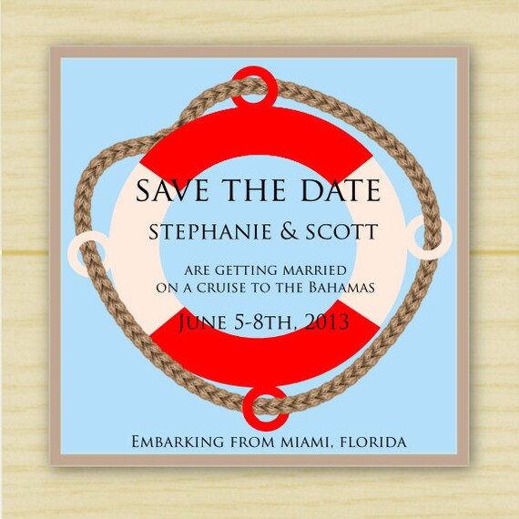 Destination Wedding Save the Date (set of 10)