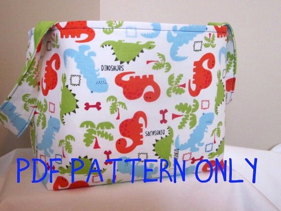 PDF Sewing Pattern / Fabric Diaper Caddy Sewing Pattern / Fabric Storage Basket Sewing Pattern /  Sewing Pattern Home Decor Basket