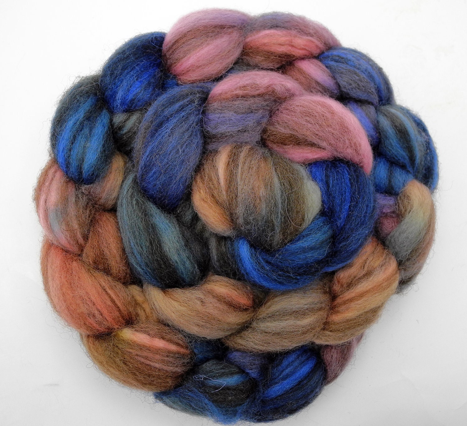 Mixed BFL Wool Hand Dyed - Roving