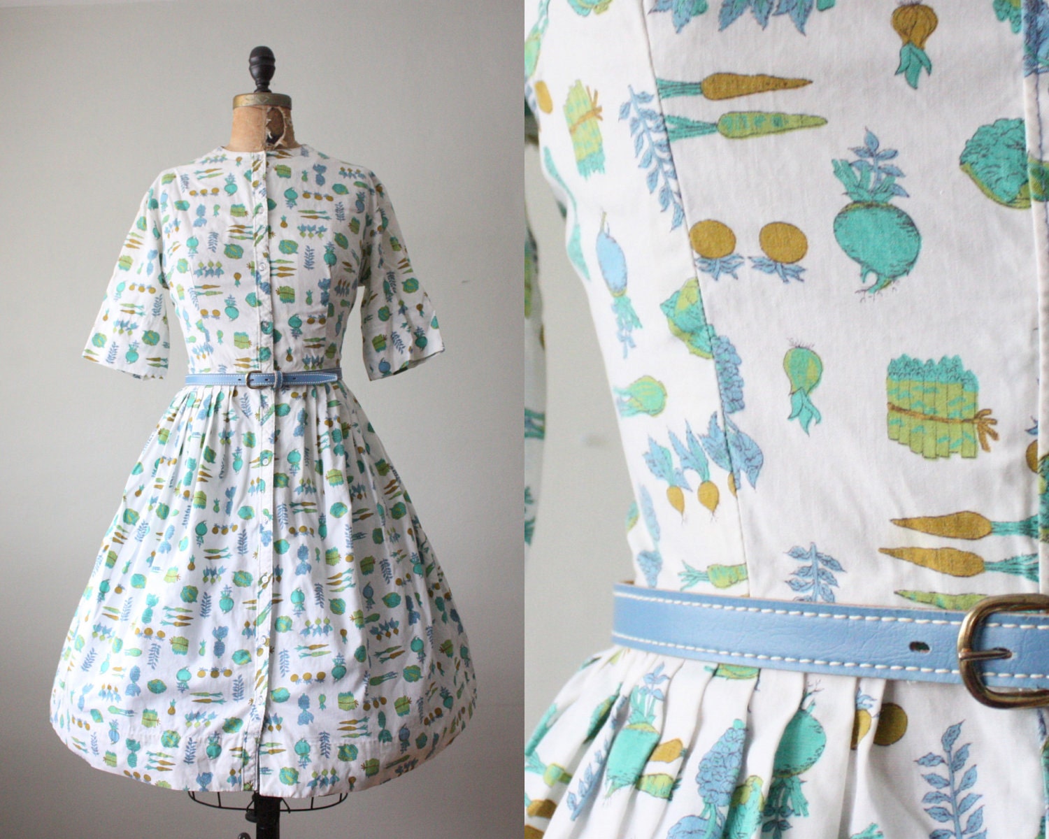 1950s garden dress