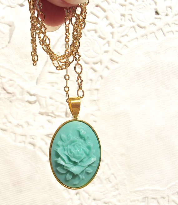 The Rose - Rose Cameo Necklace