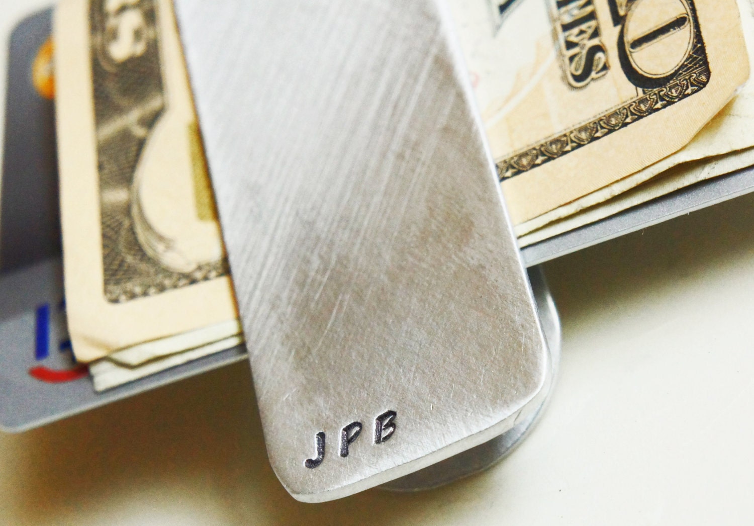 Custom Monogram Money Clip