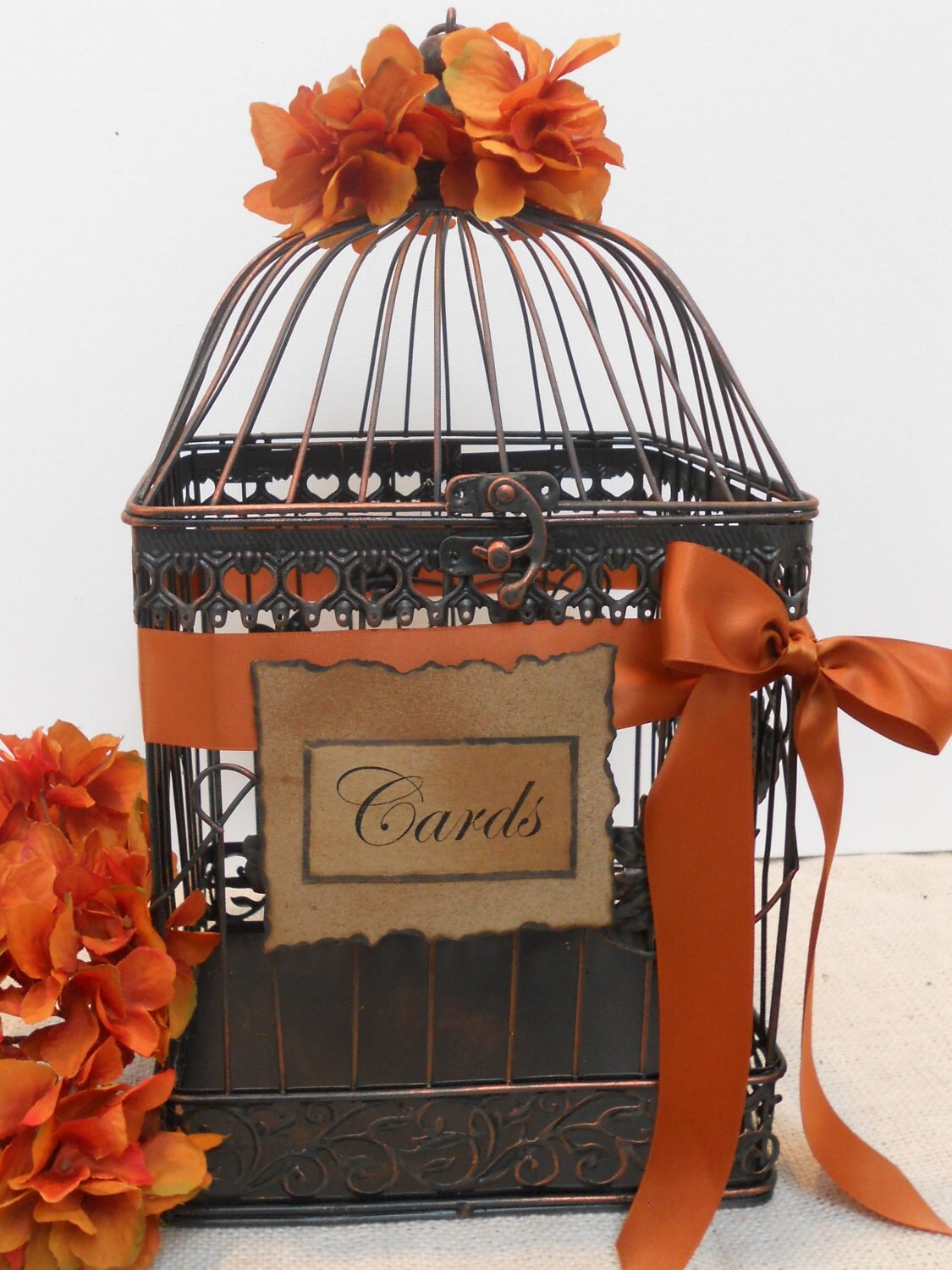 DIY Bride Birdcage Wedding Card Holder Kit supplies From YesMoreFunk