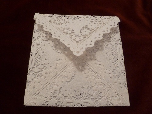 Paper Lace Envelopes From UniqueFindsByAlly