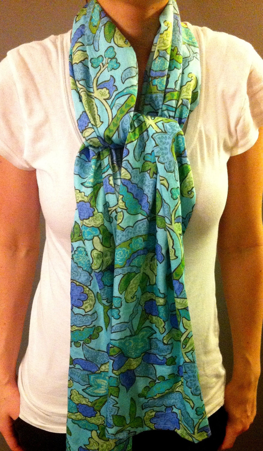 Floral Spring Fashion Scarf