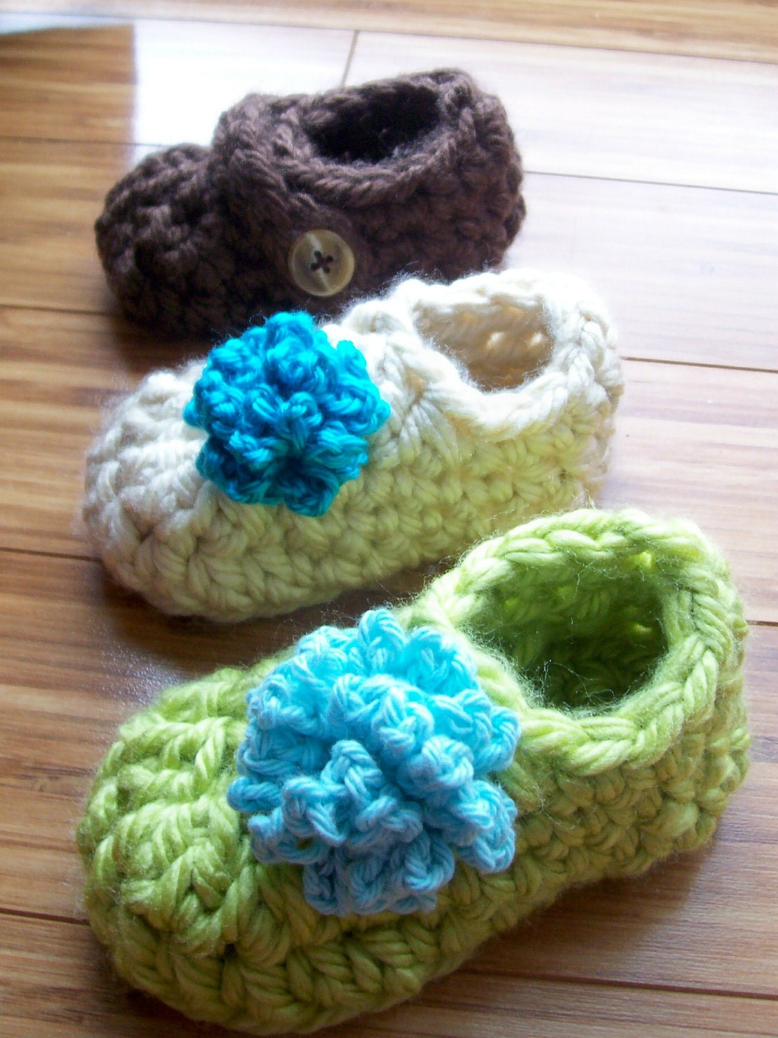 Toddler's Warm Crochet Slipper PDF Pattern Sizes 3-8  Boys or Girls