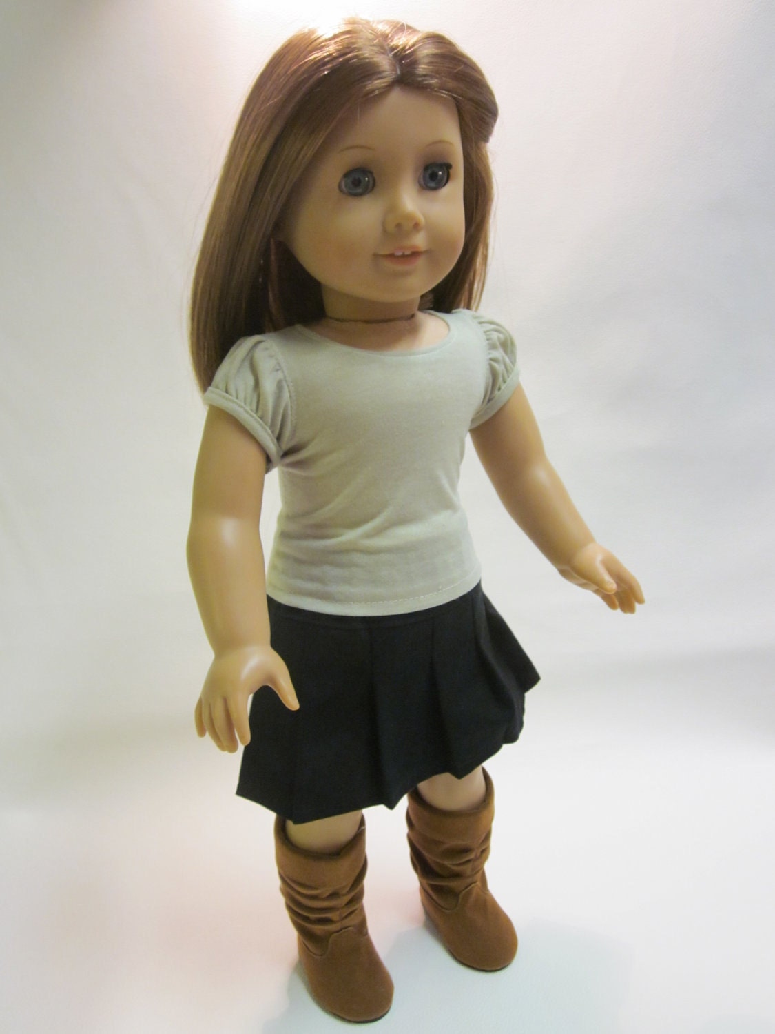 18 inch American Girl Doll Clothes - Skirt- T-shirt