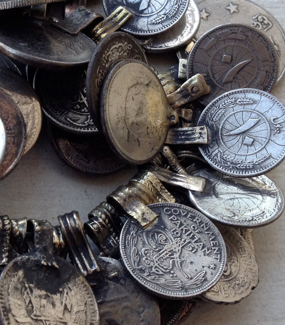 Pakistani Coins: Assemblage Supplies, Tribal Belly Dance