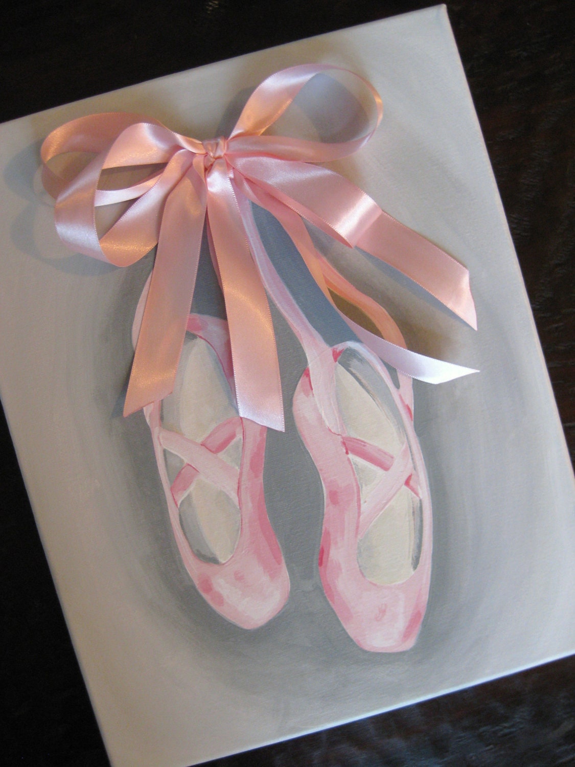 Ballet Shoes, 11x14, READY TO SHIP