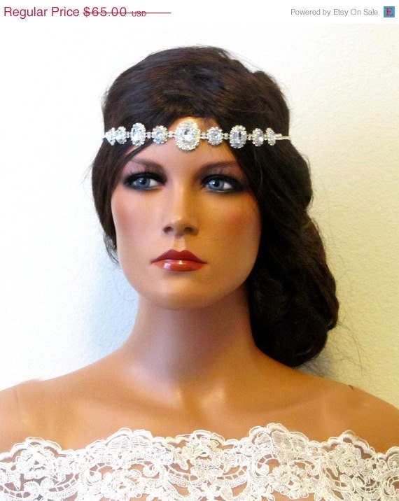  Crystal headband ribbon Sash Headband bridal headband bridal sash 