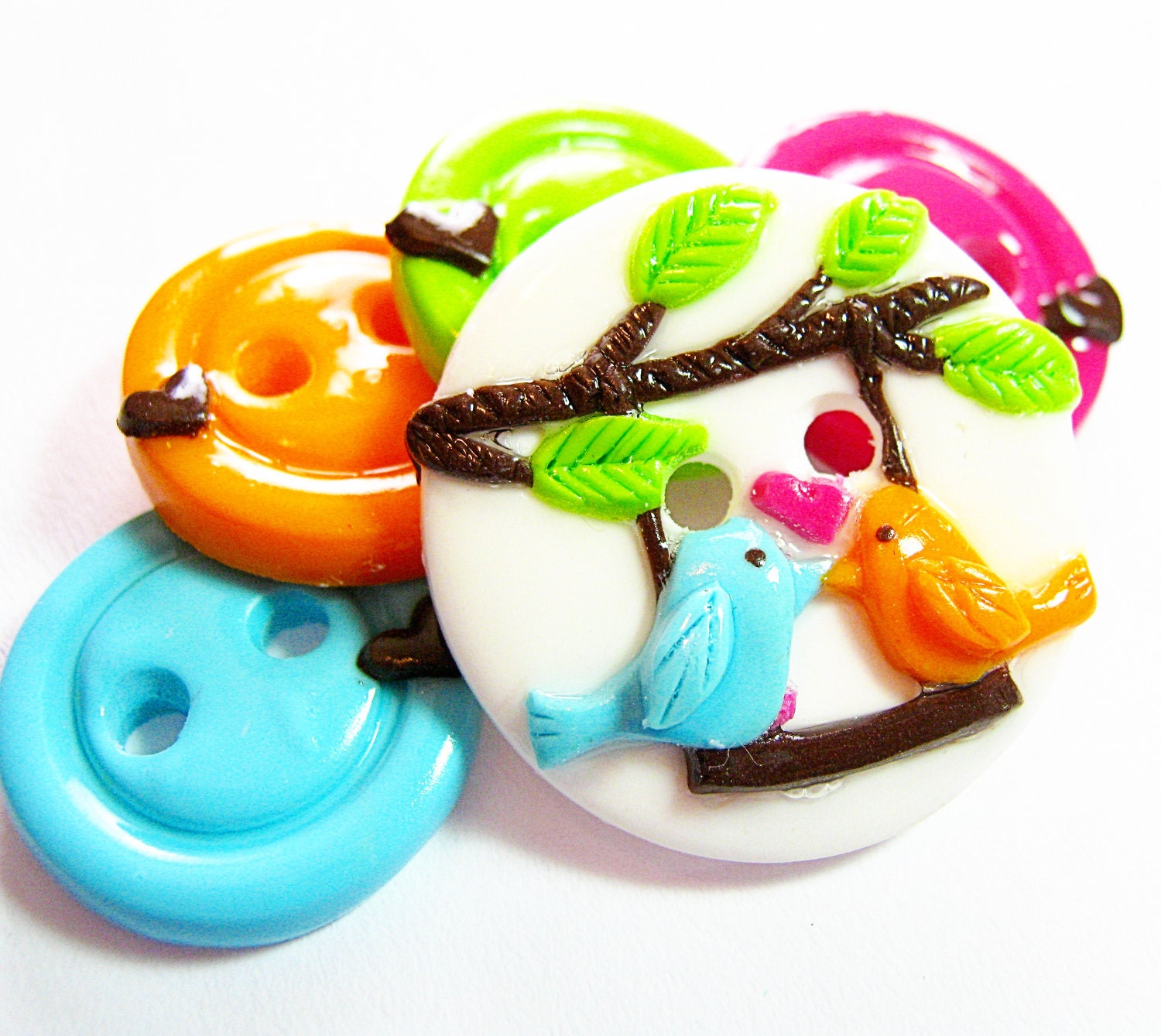 Love Birds On A Swing (set of 5) 
