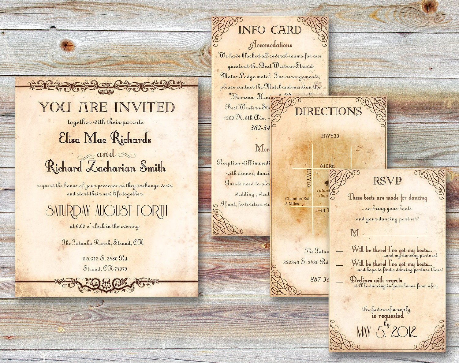 WEDDING INVITATIONS PRINTABLE Printable Templates Pocketfold Country 