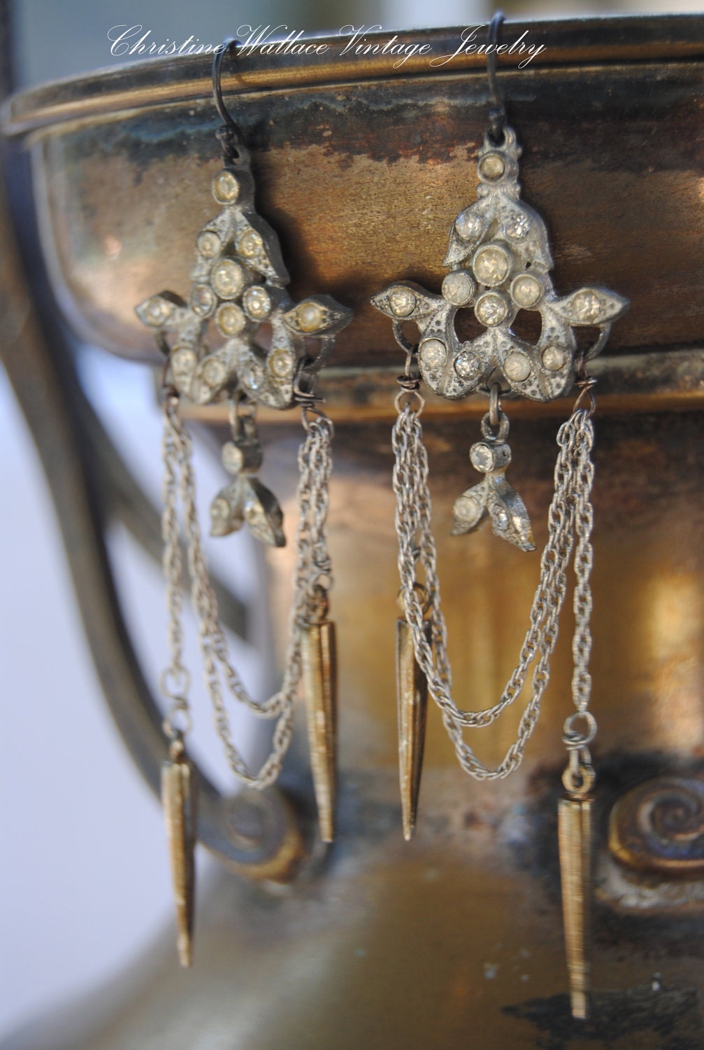 ������ ����� - Vintage ������ ������� Rhinestone ������ ���� ���������