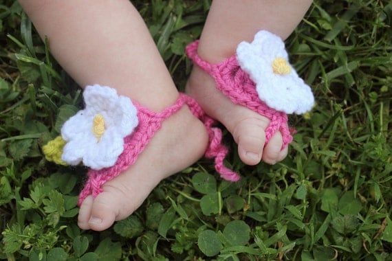 Boutique Pétalo dedos de los pies sandalias de bebé descalzo INTRO DE PRECIOS