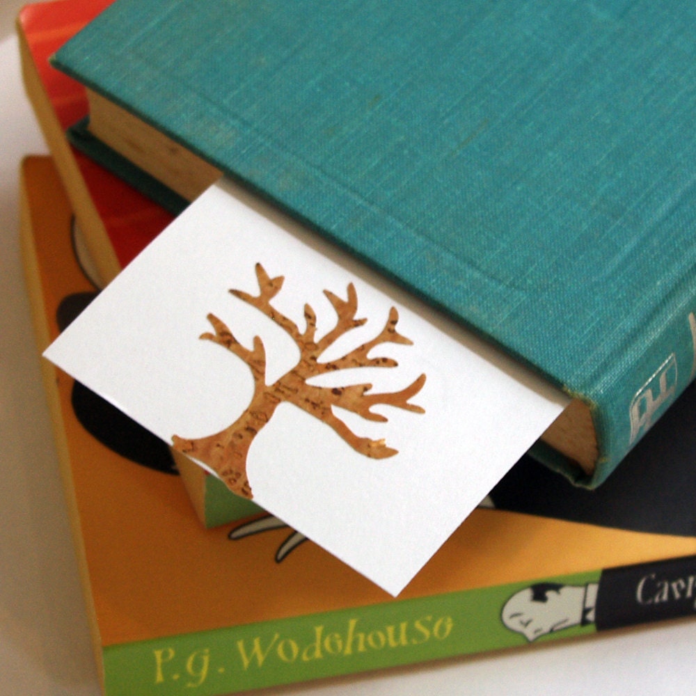 Cork Tree Bookmarks/Notecards - Set of 4