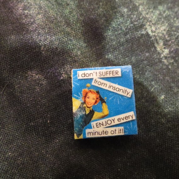 Sassy Woman III Retro Scrabble Tile Neclace