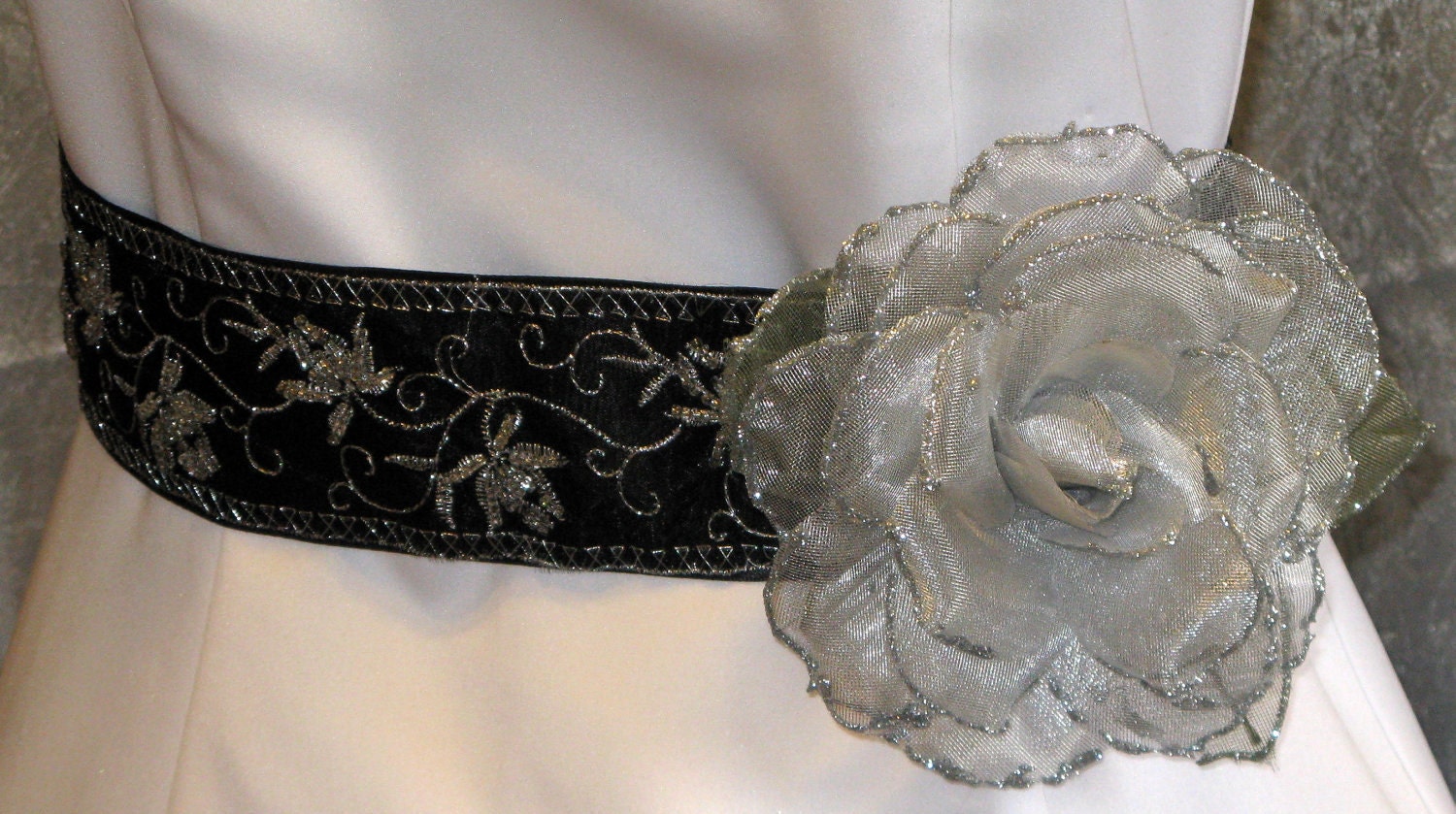 Bridal Belt, Bridal Sash, Bridal accessories, Black Satin Bridal Sash, wedding dress sash