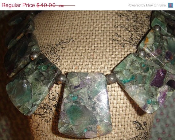MothersDaySale For the Love of Rainbows            (Fluorite Necklace)