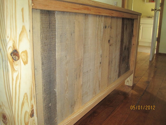 Queen Size Headboard/Footboard- reciclado / upcycled Madera Pallet