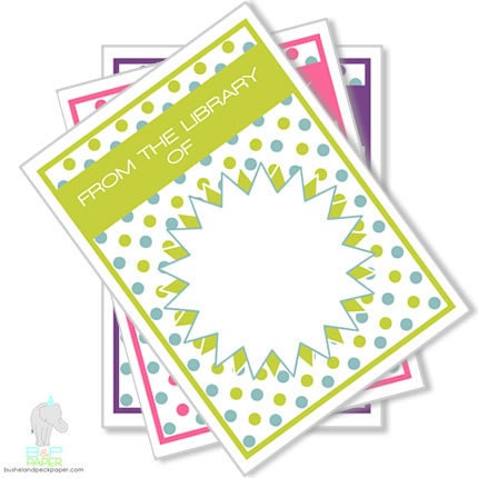 Star Dot Bookplates