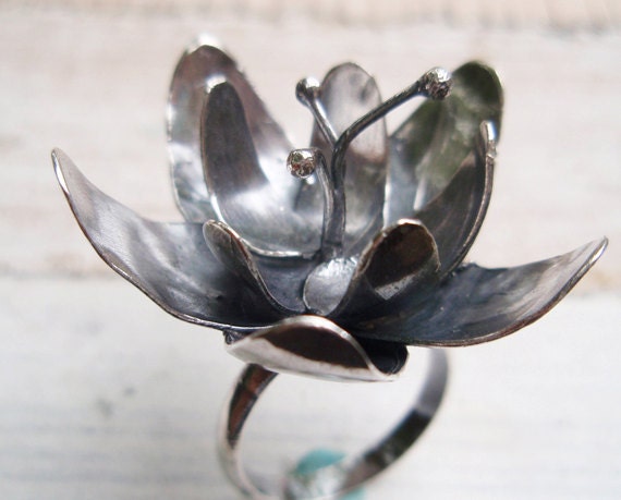 flower ring: night blossom