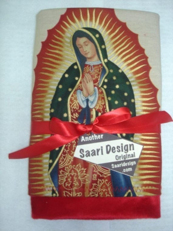 Punk Virgin of Guadalupe boutique baby blanket
