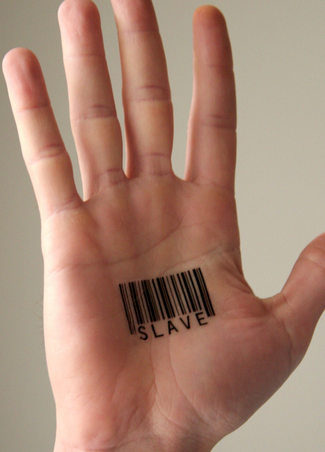 Temporary Barcode Tattoos From BarcodeArt