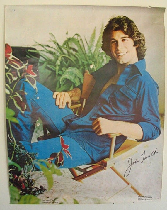 Vintage John Travolta Poster-Playgirl Magazine Photo 1978. From vintage73 Vintage John Travolta Poster-Playgirl Magazine Photo 1978. From vintage73