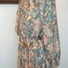 FLORAL Shabby Chic PEASANT  VTG  70s  BOHO hippie PRAIRIE DRESS