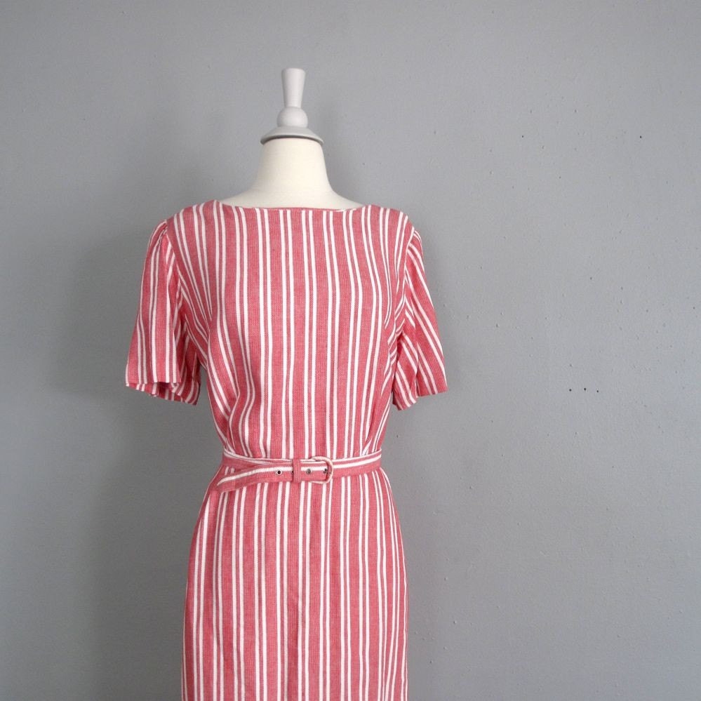 1940s vintage CANDY CANE dress set