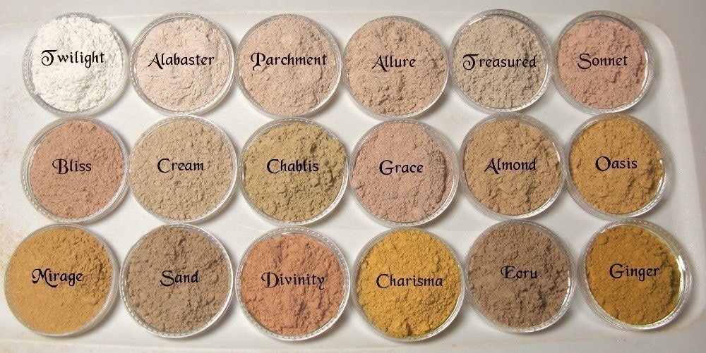 Sample Size Jar Your Choice Any Pink Quartz Minerals Makeup Foundation or Translucent Veil