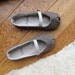 Eco Toes in Herringbone Wool. LAST PAIR. 5-5.5