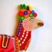 Fridge Magnet Large - Camel on Roller Skates