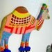 Fridge Magnet Large - Camel on Roller Skates