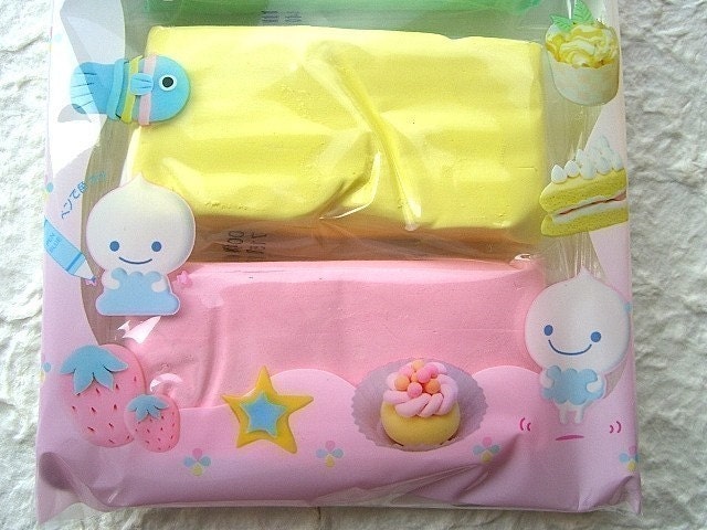 Kawaii Cute Japanese Mousse Paper Clay - Making Your Handmade Paper Clay Crafts - Pastel Colors