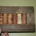 Wine Cork Board Memo Strip Rustic 5x13