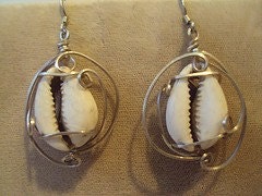 Royal Cowrie Shell Earrings 2