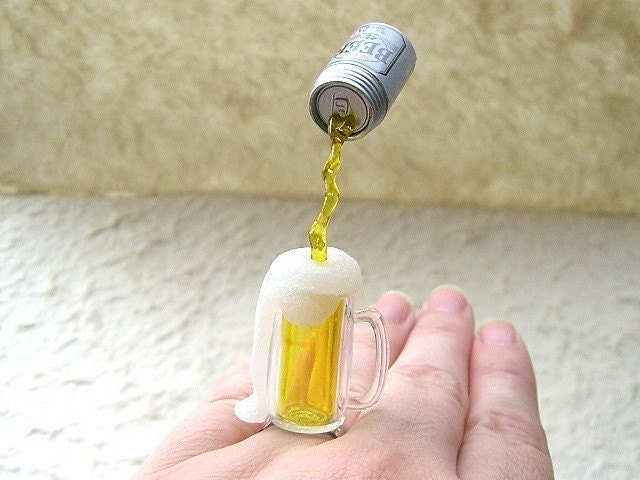 Kawaii Cute Japanese Ring - Beer