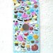 Cute Japanese Stickers L Size - Rolling Animals By Pool Cool (S661)
