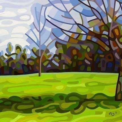 budanArt 8.5 x 11 Print - Spring Shadows