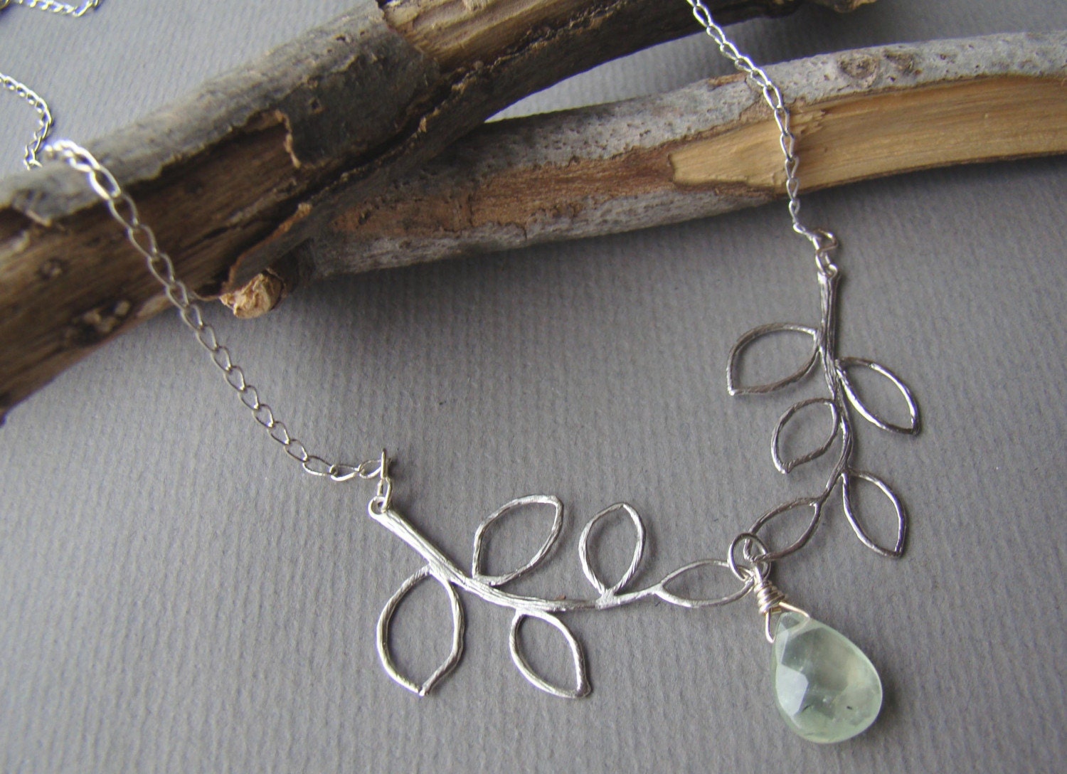 Branching Out  18 inch Sterling Silver Branches by LaDeeDaJewelry