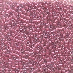 10/0 Delica Beads ICL Clear / Reddish Pink DB914 10g