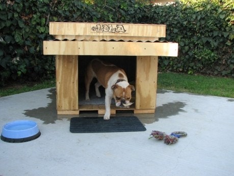 Large Modern Design Dog House Plans
