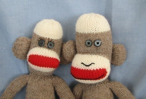 PDF - Knitted Sock Monkey Pattern