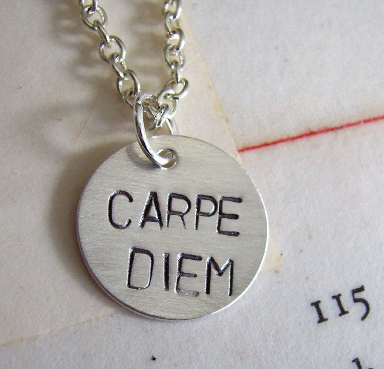 Carpe Diem mini necklace