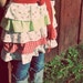 Sweet Cherry Pie - Ruffled Half-Apron