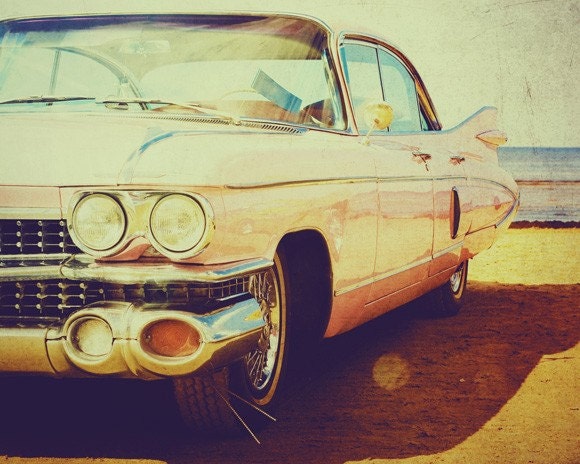 Beach Cadillac - 8x10 fine art photo print BOGO SALE